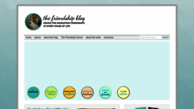 What Thefriendshipblog.com website looks like in 2024 