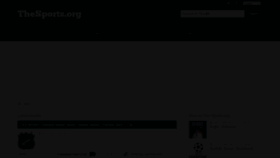 What The-sports.org website looks like in 2024 