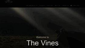 What Thevines.com website looks like in 2024 
