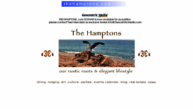 What Thehamptons.com website looks like in 2024 