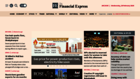 What Thefinancialexpress-bd.com website looks like in 2024 