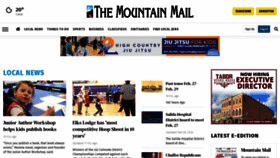 What Themountainmail.com website looks like in 2024 