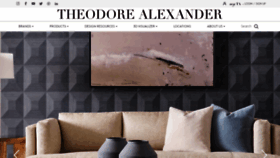 What Theodorealexander.com website looks like in 2024 