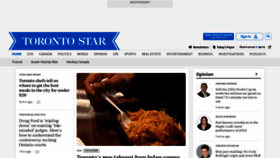 What Torontostar.com website looks like in 2024 