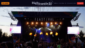 What Thebigfeastival.com website looks like in 2024 