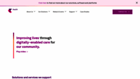 What Telstrahealth.com website looks like in 2024 