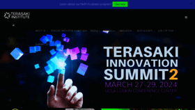 What Terasaki.org website looks like in 2024 