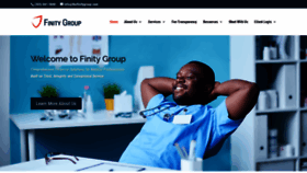 What Thefinitygroup.com website looks like in 2024 