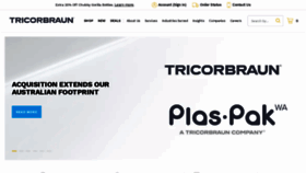 What Tricorbraun.com website looks like in 2024 