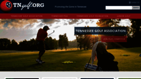 What Tngolf.org website looks like in 2024 