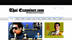 What Thaiexaminer.com website looks like in 2024 