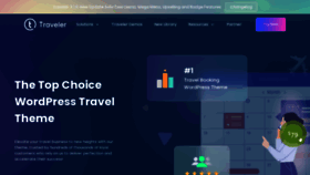 What Travelerwp.com website looks like in 2024 