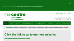 What The-centre.co.uk website looks like in 2024 