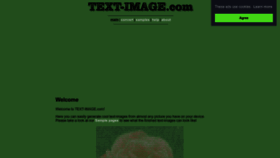 What Text-image.com website looks like in 2024 