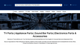 What Tvserviceparts.com website looks like in 2024 