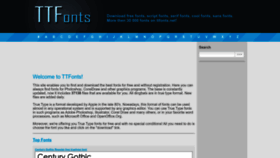 What Ttfonts.net website looks like in 2024 