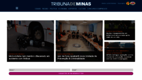 What Tribunademinas.com.br website looks like in 2024 