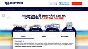What Top-pojisteni.cz website looks like in 2024 