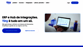 What Tiny.com.br website looks like in 2024 
