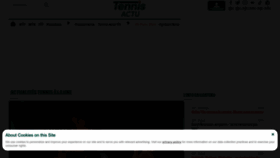 What Tennisactu.net website looks like in 2024 
