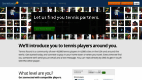 What Tennisround.com website looks like in 2024 