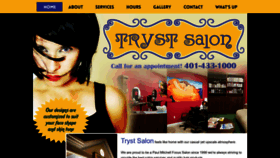 What Trystsalonri.com website looks like in 2024 