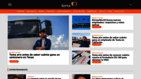What Terra.es website looked like in 2024 (2 years ago)