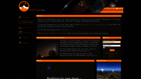 What Telescope.org website looked like in 2024 (2 years ago)