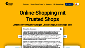 What Trustedshops.de website looks like in 2024 