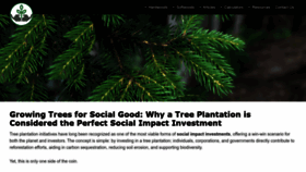 What Treeplantation.com website looks like in 2024 