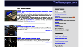 What Thenewspaper.com website looks like in 2024 