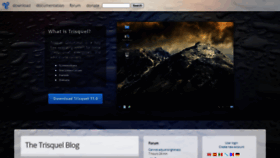 What Trisquel.info website looked like in 2024 (1 year ago)