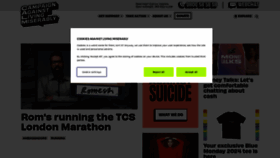 What Thecalmzone.net website looks like in 2024 