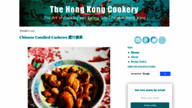 What Thehongkongcookery.com website looks like in 2024 