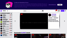 What Twitch.tv website looks like in 2024 