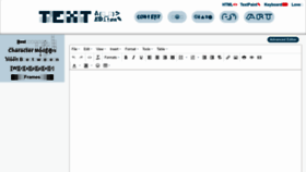 What Texteditor.com website looks like in 2024 