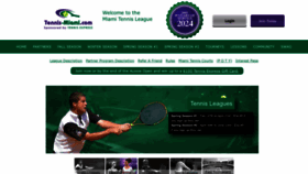 What Tennis-miami.com website looks like in 2024 