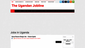 What Theugandanjobline.com website looks like in 2024 