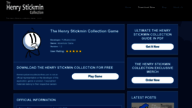 What Thehenrystickmincollectionfree.com website looks like in 2024 
