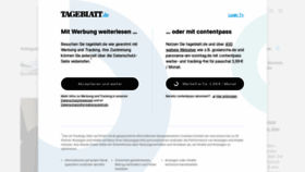 What Tageblatt.de website looks like in 2024 