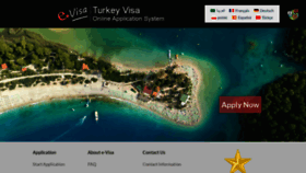 What Turkeyvisa.com.tr website looks like in 2024 