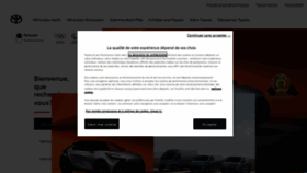 What Toyota.fr website looks like in 2024 