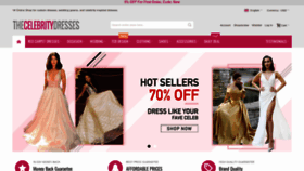 What Thecelebritydresses.com website looks like in 2024 