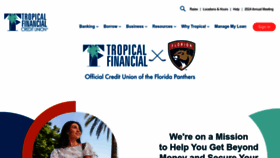 What Tropicalfcu.com website looks like in 2024 