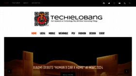 What Techielobang.com website looks like in 2024 