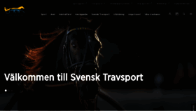 What Travsport.se website looks like in 2024 