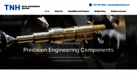 What Tnhmetal.com website looked like in 2024 (1 year ago)