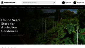 What Theseedcollection.com.au website looks like in 2024 