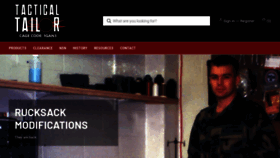What Tacticaltailor.com website looks like in 2024 