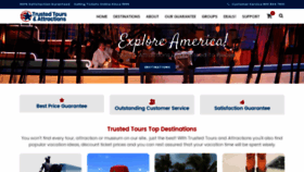 What Trustedtours.com website looks like in 2024 